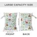 HBSelect 2PC Waterproof Diaper Bag - Reusable with Zipper Wet Wipes Organizer for Babies & Toddlers - Forest Design - Buy Online on GoSupps.com