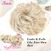 REECHO Messy Bun Hair Piece - Synthetic Tousled Updo Elastic Bun for Women, Natural Blonde - Buy Online on GoSupps.com
