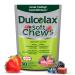 Dulcolax Soft Chews Laxative for Gentle Occasional Constipation Relief For Adults and Kids Ages 12 and Over Vegan Stimulant-Free Gluten-Free Laxatives Mixed Berry 30 Count