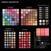 Complete 177 Color Makeup Palette + 20 Brushes Set for Women - Perfect Gift for Girls, Mother's Day - All in One Makeup Kit - Buy Online on GoSupps.com