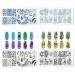 Bellelfin Nail Stamper Kit - 6pcs Stamp Plates with Abstract, Leopard & Geometric Designs for Salon Quality Manicures - Includes Nail Art Stamp and Scraper - Buy Online on GoSupps.com