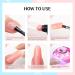 AIJIMEI Nail Slip Solution Kit Poly Nail Gel Slip Solution 58ml/2fl.oz Nail Extension Slip Solution for Poly Nail Gel Nails with Dual-ended Brush for Beginner - Buy Online on GoSupps.com