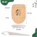 SULPO Leather Heel Cushion with Latex Foam - Comfort Inserts (2 Pairs) - Beige Sizes 35-46 (35-41) | International Shipping - Buy Online on GoSupps.com