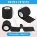 BONSHGE 12Pcs Tattoo Grip Tape - Elastic Wrap for Tattoo Machine - Self Adherent Cohesive Bandage - Disposable Black Grip Tape - Buy Online on GoSupps.com