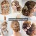 Messy Bun Hair Piece for Women Messy Bun Scrunchie Chignon Hairpiece Synthetic Hair Pieces Curly Chignon Bun Extension Combs in Messy Bun Hair Piece for Women Fake Hair Accessories for Women Girls 0403 - Buy Online on GoSupps.com