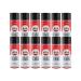 Hombre Red Deodorant Spray 10oz 283g With 80% More Product! (12 Pack) 10 Ounce (Pack of 12)