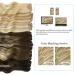 Doores Clip In Extensions - 24 Inch Balayage Chocolate Brown to Caramel Blonde 150g Remy Human Hair 9 Pieces - Buy Online on GoSupps.com