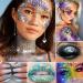 Corleone Holographic Body Glitter Gel for Women - Waterproof Shimmer Eyeshadow for Rave & Festival Party | A3 - Buy Online on GoSupps.com