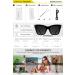 Shop Oversized Cat Eye Reading Glasses for Women - 2.5 UV Protection - Designer Black Readers - Buy Online on GoSupps.com