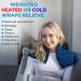 TheraCool Weighted Heating Pads Set - 2 Pack for Back, Neck, Shoulders, Cramps - Reusable Natural Muscle Pain Relief - Buy Online on GoSupps.com