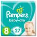 Pampers Baby-Dry Nappies Size 8 (27 Nappies)