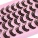 JIMIRE False Eyelashes Cat Eye 3D D Curly Russian Strip Lashes Fluffy Faux Mink Lashes Natural Cat Eye 15MM Medium Length 16 Pairs Handmade Lightweight False Eyelashes Pack Russian Strip 16 Pairs -3 - Buy Online on GoSupps.com