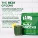 Laird Superfood Prebiotic Daily Greens Powder Essential Vitamins & Minerals - Prebiotic Fiber Adaptogen and Fruits & Vegetables Supports Gut Health Non-GMO Vegan - 14.8 oz Bag Pack of 1 14.8 Ounce (Pack of 1) - Buy Online on GoSupps.com