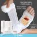 JJ CARE Gauze Rolls Pack of 24 - Individually Wrapped Bandage Roll (4 x 4.1 Yards) + Bonus Medical Tape - Latex Free & Stretchable - Buy Online on GoSupps.com