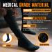 Buy Doc Miller 20-30mmHg Compression Socks for Men & Women | Best for Varicose Veins & Improved Circulation - Black Medium - Buy Online on GoSupps.com