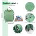 NEVEQ Babilation Wicking Pack: Large Capacity Multi-Compartment Travel Backpack for Diapers - Waterproof Portable with Fan & Baby Flasher - Light Green - Buy Online on GoSupps.com