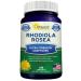 Rhodiola Rosea Supplement 1000mg - 180 Vegan Capsules - Max Strength Rhodiola Root Extract Pills Improve Pure Energy  Brain Function & Stress Relief - Golden Root Herb Powder Tablets Men & Women