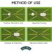 Swing Detection Golf Training Mat | Hitting Analyzer | Indoor/Outdoor Swing Path Analyzer | Best Golf Swing Trainer - Buy Online on GoSupps.com