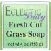 Fresh Cut Grass Glycerin Soap by Eclectic Lady 4 oz Bar