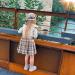 Miipat Toddler Girl Fall Winter Outfit Set | Long Sleeve Pullover Top with Mini Skirt | Girls Dress 5-6 Years Camel - Buy Online on GoSupps.com