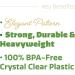 300 Pack Heavyweight Disposable Clear Plastic Knives by Comfy Package - Buy Online on GoSupps.com