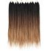 TOMO Handmade Goddess Box Braids - 7 Packs of 22 Strands/Pack (18 inch) T1B/30/27 Ombre Synthetic Hair Extensions - Buy Online on GoSupps.com