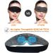 AiSleep 3D Contoured Eye Mask for Adults - Lightweight Sleep Aid with Adjustable Headband - Soft Comfort Eye Shade Cover for Travel, Yoga, Nap - Fathers Day Gift - Black - Buy Online on GoSupps.com