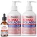 Alozera Retinol + Collagen Firming Body Lotion (2-Pack) with Vitamin C Serum with Niacinamide & Ferulic Acid Firming Hydrating & Radiance-Enhancing Skincare Set for Face Neck & Body Fragrance-Fre