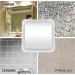 Glam Hobby 10X Magnifying Lighted Makeup Mirror - Daylight LED, Compact & Portable Square Vanity Mirror - Buy Online on GoSupps.com
