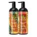 HEMPZ Hair Shampoo & Conditioner Set - Sweet Pineapple & Honey Melon Scent for Thin/Fine Dry  Damaged and Color Treated Hair  Hydrating  Softening  Moisturizing with Biotin Duo Set - 33.8 fl oz