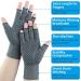 2 Pairs Arthritis Compression Gloves for Pain Relief - Small Grey1+Pure Black1 - Buy Online on GoSupps.com