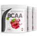 BCAA powder 3x300g cherry - test winner - Alphaminos BCAA 2: 1: 1 - The original from Profuel - Essential BCAA amino acids - unbelievable delicious taste - 100% vegan - top solubility - laboratory testing cherry 300 g (3 Pack)