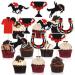 FoldTier 50 Pcs Horse Cupcake Toppers Equestrian Horse Theme Party Picks Derby Party Supplies Derby Decorations Horse Cake Topper Horseshoe Cupcake Toppers for Kentucky Horse Race Party Supplies