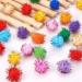 PandaHall 100 Pcs Assorted Multicolor Pom Poms 25mm - DIY Arts & Crafts Decorations - Buy Online on GoSupps.com