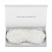 Silk Sleep Mask Light Blocking Luxury 100% Mulberry 22mm Silk Eye Mask Eye Cover Blindfold Ultra Soft Light & Comfy Anti Aging Skin Care with Travel Bag Gift Package Leopard Silver