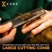 Kobe Pro Carbon Fibre Cutting Comb - Long & Parting Teeth, Anti-Static, Shatter-Proof - Ideal for Barbers & Hairdressers - Afro & Beard Comb - 22cm - Buy Online on GoSupps.com