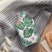 Tropical Leaf Hot Water Bottle with Plush Cover - Hand Warmer for Adults & Children | 26.5x15.3cm - International Shipping Available - Buy Online on GoSupps.com