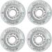 TronX Control Indoor Soft 76A Roller Inline Hockey Wheels - 59mm 68mm 72mm 76mm & 80mm Hi-Lo