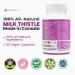 New HIGHEST POTENCY 175mg MILK THISTLE Capsules Liver Support Health & Detox. Helps Relieve Digestive Disturbances Milk Thistle Supplement for Women and Men 80% Silymarin Non-GMO Vegan Gluten Free. 90 Capsules. 3 Pack 270 count (Pack of 1) - Buy Online on GoSupps.com