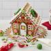 MEGA Traditional Gingerbread House Kit - Build & Decorate Yourself with Candy, Icing, and Fondant - Includes Presentation Board & Decorating Supplies - Fun Holiday Stickers Included - Buy Online on GoSupps.com