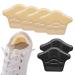 Molain High Heel Pads Inserts Liners Filler Beige Black Bottom for Too Big Shoes Grips Blister Prevention Foot Protector Platform Filler Balls of Cushions Toe Insoles Forefoot Standing (3 Pairs)