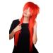 WIG ME UP - 9666-137 Wig red 80s glam rock long mullet punk