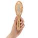 Small Hair Brush for Purse - Wooden Bristle Detangler Hairbrush For Detangling Women  Men & Kids Wet or Dry Hair - Natural Wood Handle & Bristles - Travel Size and Fits in Pocket or Purse 1 Count (Pack of 1)