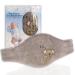 Baby Colic Gas and Upset Stomach Relief for Newborns-100% Cherry Seed-Heated Tummy Wrap-Colic Baby Swaddling Belt for Natural Relief Soothing and Calming (Gray)