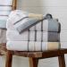 Great Bay Home Noelle Collection 500 GSM Cotton Towel Set - Dark Grey/Light Grey - Buy Online on GoSupps.com