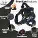 Pawpawify Personalized Dog Harness - No Pull Durable Adjustable 20-25in for Training & Walking | Choking Prevention - Buy Online on GoSupps.com