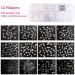 48 Colors Butterfly Glitter Nail Art Dried Flowers - 3D Holographic Sequins for DIY Crafting & Decoration - Buy Online on GoSupps.com