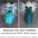 Magic Wool Fiber Sampler for Needle Felting Fairies, Angels, Mermaids & Waldorf Dolls - 1oz Hand-Dyed Merino Roving, BFL Wool & Firestar in Teal - Buy Online on GoSupps.com