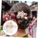 FRCOLOR comb flower pearl hair holder flower hair barrettes kimono hair barrettes wedding headwear flower pearl hairpins flower headpiece hanfu hair accessories tassel pair clip metal 6.5X5.5CM As Shown - Buy Online on GoSupps.com