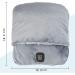 Electrical Foot Warmers for Men & Women | Fast Heating Pillows with 3 Settings | Soft & Breathable | Ideal Relaxation Gift (Gray One Size) - Buy Online on GoSupps.com